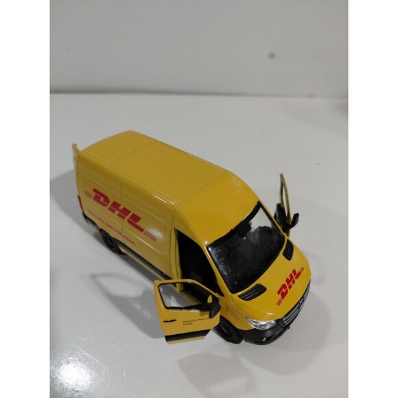 Kinsmart Die Cast 1:48 DHL Carriers Mercedes Benz Sprinter Delivery Van - Picture 8 of 9